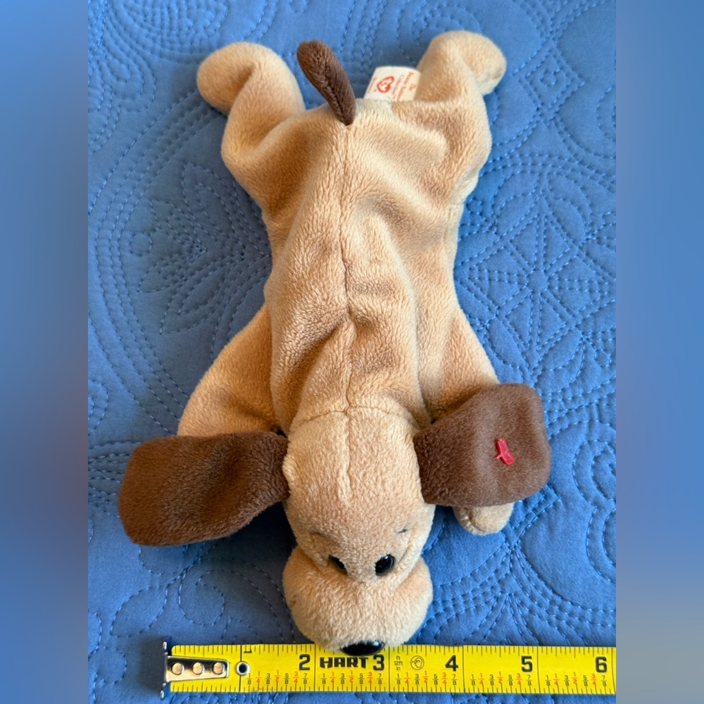 Vintage Ty The Beanie Babies "Bones" the Dog from 1993 - Picture 10 of 10